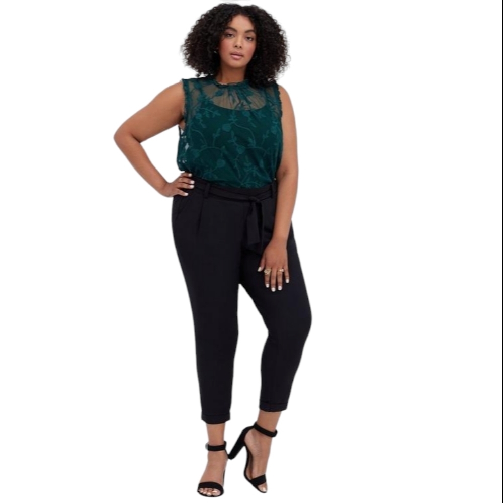 Torrid Green Sleeveless Blouse